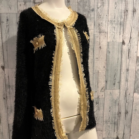 NWT Dolce Cabo sparkling lady sweater/ Jacket - Picture 2 of 9